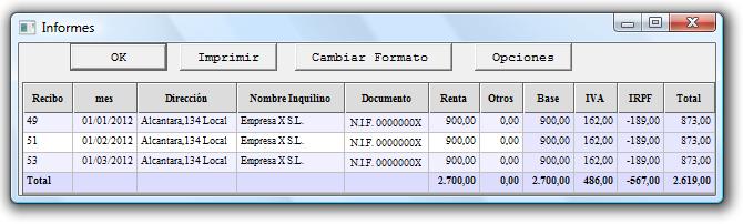 Creaccin de informes